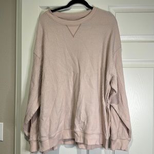 Aerie baby pink sweater